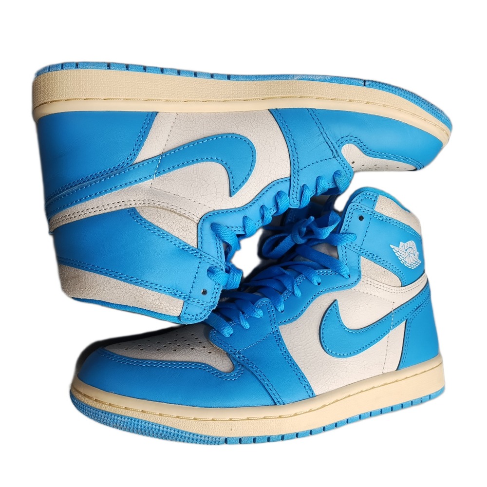 Nike Air Jordan 1 Retro High OG UNC Reimagined Sneakers Mens 8 Blue DZ5485-402